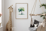 Whimsical Tree Swing Clipart Set, a Decorative Illustration by Twigs and Twine (Thumbnail 4 of 4)
