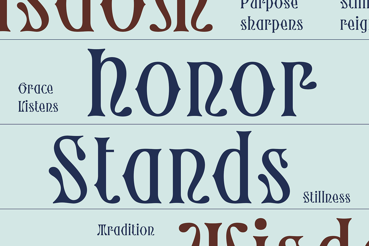 CS Ruskine – Uncial Font, a Sans Serif Font by Craft Supply Co. (Photo 2 of 8)