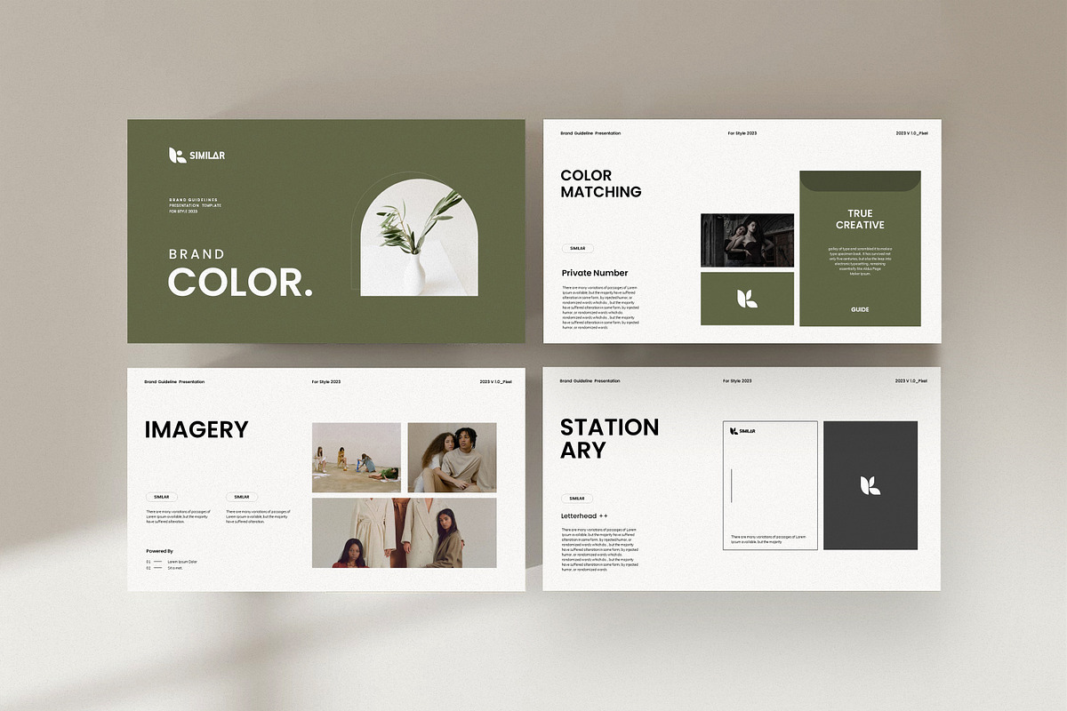 Brand Guideline Template, a Presentation Template by GoldenPixelStudio (Photo 5 of 8)