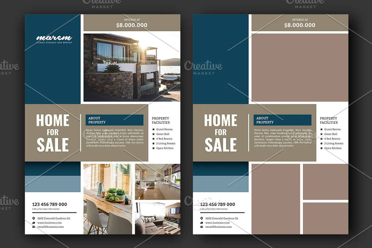 Real Estate Flyer, a Flyer Template by Saphari (Photo 2 of 4)