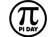 Pi Day Math Icons Quotes Set, an Illustration by Designer_Momina (Thumbnail 5 of 13)