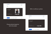 Modern Email Signature Templates, an Email Template by ItsReksita Pattern (Thumbnail 5 of 6)