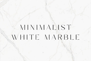 Minimal White Marble Texture