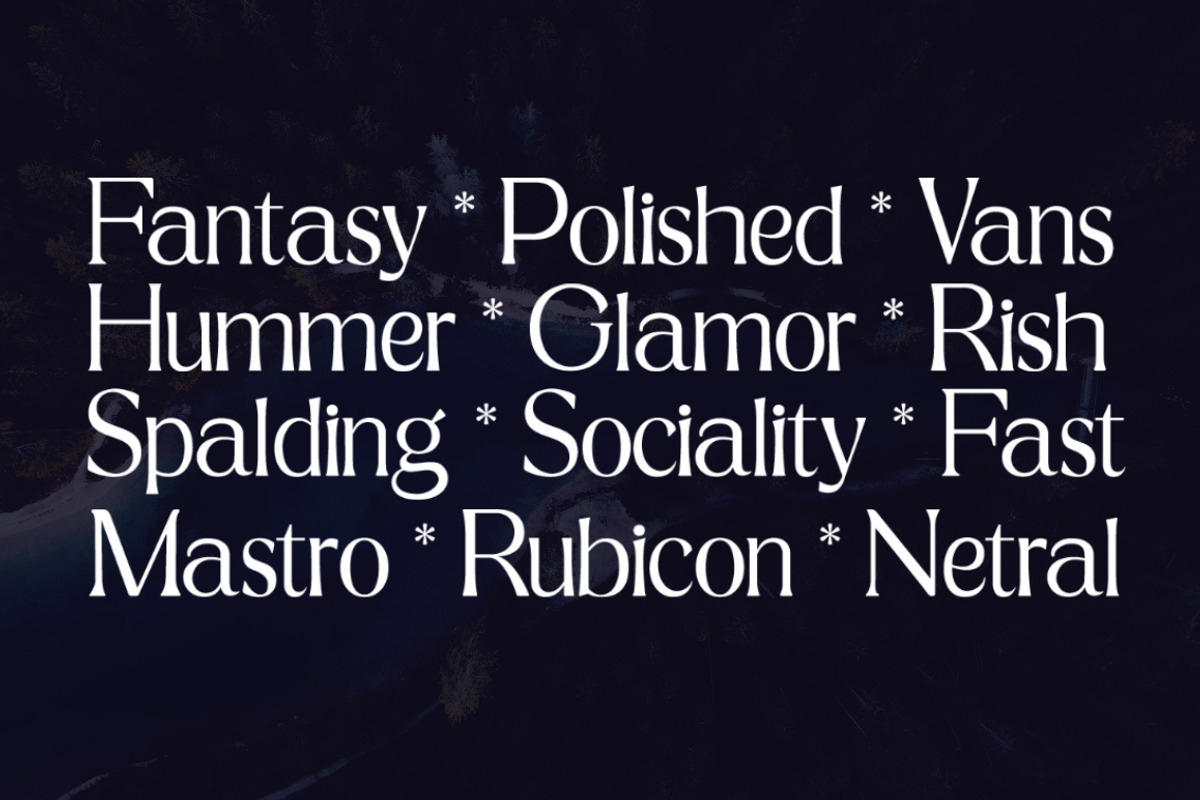 Ridesta Family, a Font by Fontastic (Photo 5 of 11)