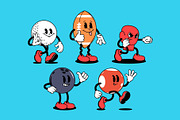 Cartoon Sports Characters, a Sport Illustration by Sandypramana (Thumbnail 4 of 10)