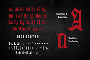 JavierSkull - Decorative Blackletter, a Blackletter Font by Dhabee (Thumbnail 13 of 15)