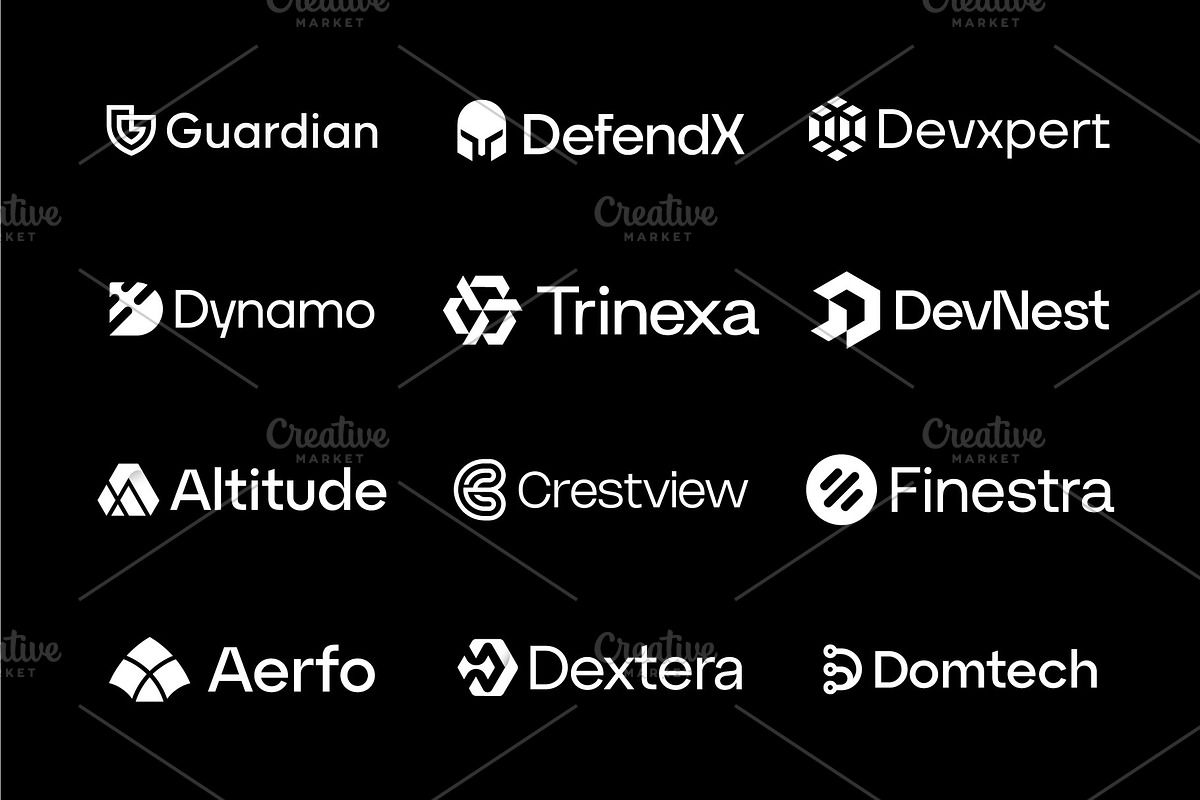 100+ Geometric Logo Mark, a Branding & Logo Template by Motaleb Hossain (Photo 2 of 5)