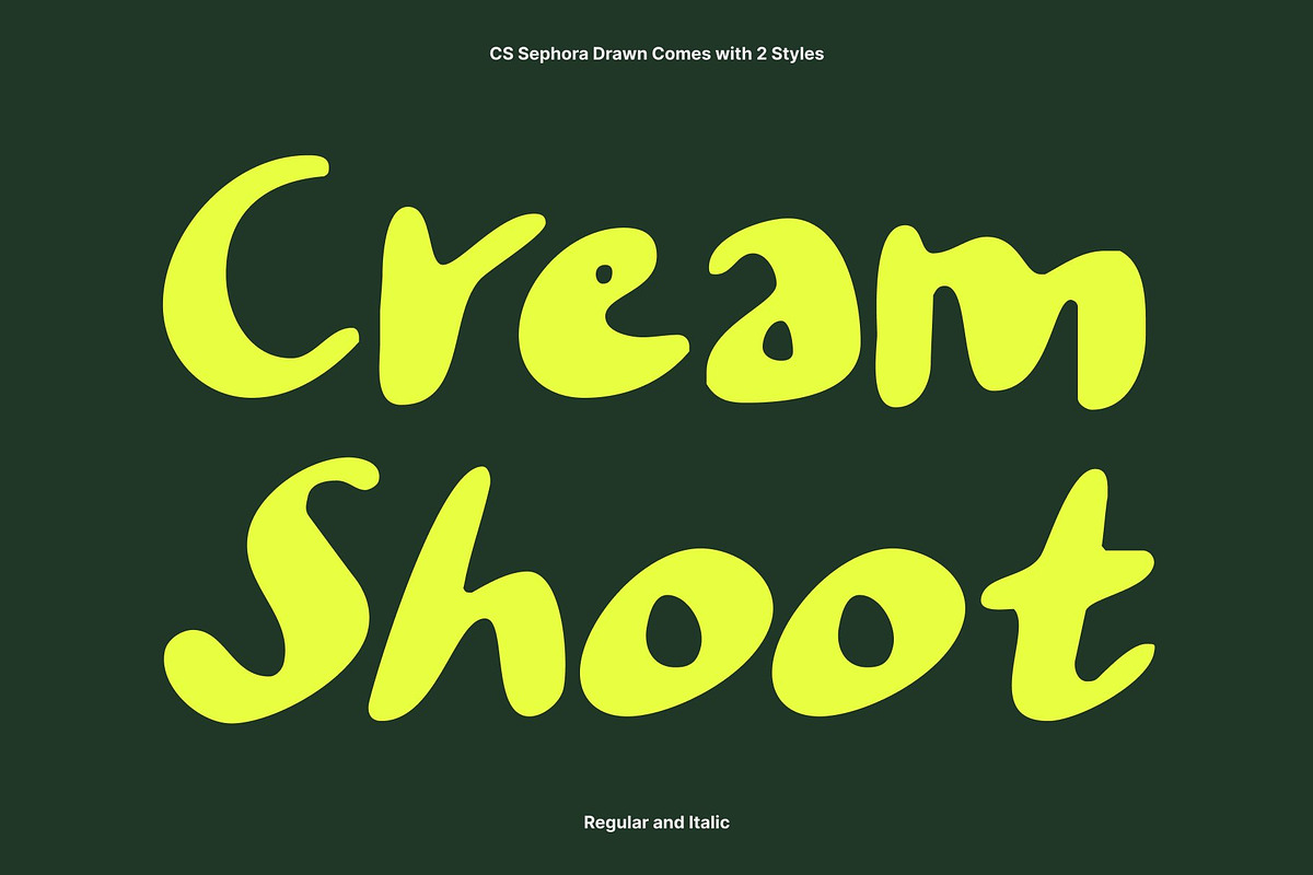 CS Sephora Drawn, a Sans Serif Font by Craft Supply Co. (Photo 2 of 8)