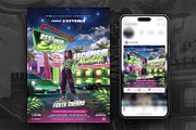 DJ Artist Flyer Template PSD, a Flyer Template by Bornx Design (Thumbnail 2 of 6)
