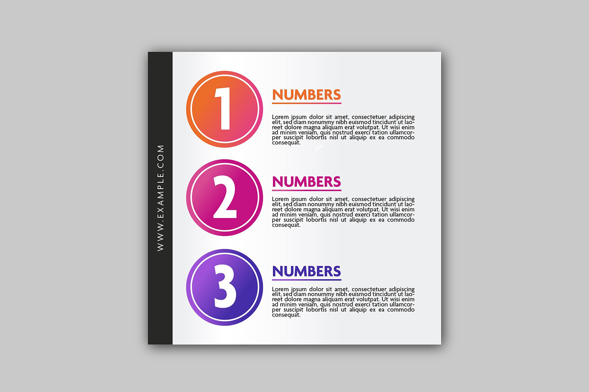 Gradient Infographic Layout Set, a Templates & Theme by studiogstock (Photo 2 of 3)