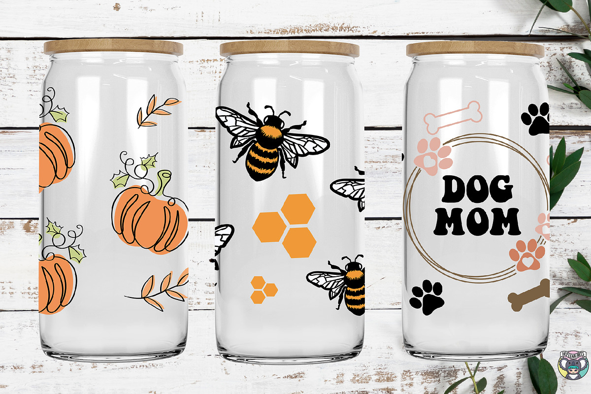 16OZ Libbey Glass can svg bundle, an Object Graphic by HeyLenaArts (Photo 9 of 9)