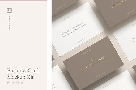 Business Card Mockup Kit