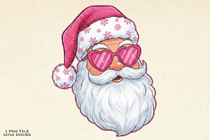 Sequin Christmas Faux Glitter Santa, an Illustration by SinaCreation