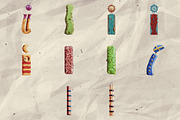 260 Stylized Alphabets (for collage), an Object Graphic by Megan Aili Designs (Thumbnail 10 of 28)