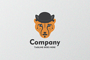 Vintage Cheetah Cat Logo, a Graphic by lesa.jpg (Thumbnail 1 of 4)
