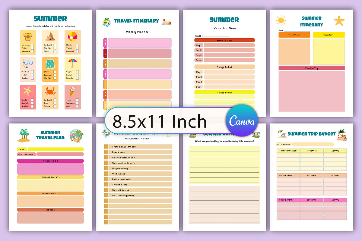 Summer Activity Book for Kids preview 3