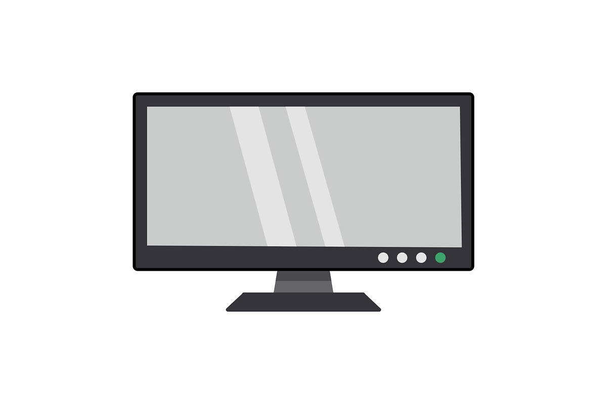 Monitor Vector Icon, an Icon by Pexelpy (Photo 1 of 2)