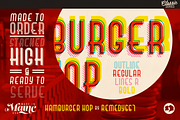 Hamburger Hop, a Sans Serif Font by Remedy667 (Thumbnail 3 of 3)