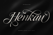 Henkau - Modern Luxury Italic Serif