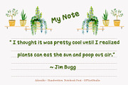 Adorable Notebook - Handwriting Font, a Font by OPY ArtStudio (Thumbnail 4 of 5)