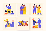 Equality Illustrations Art Set, a Person Illustration by Brickclay (Thumbnail 8 of 9)