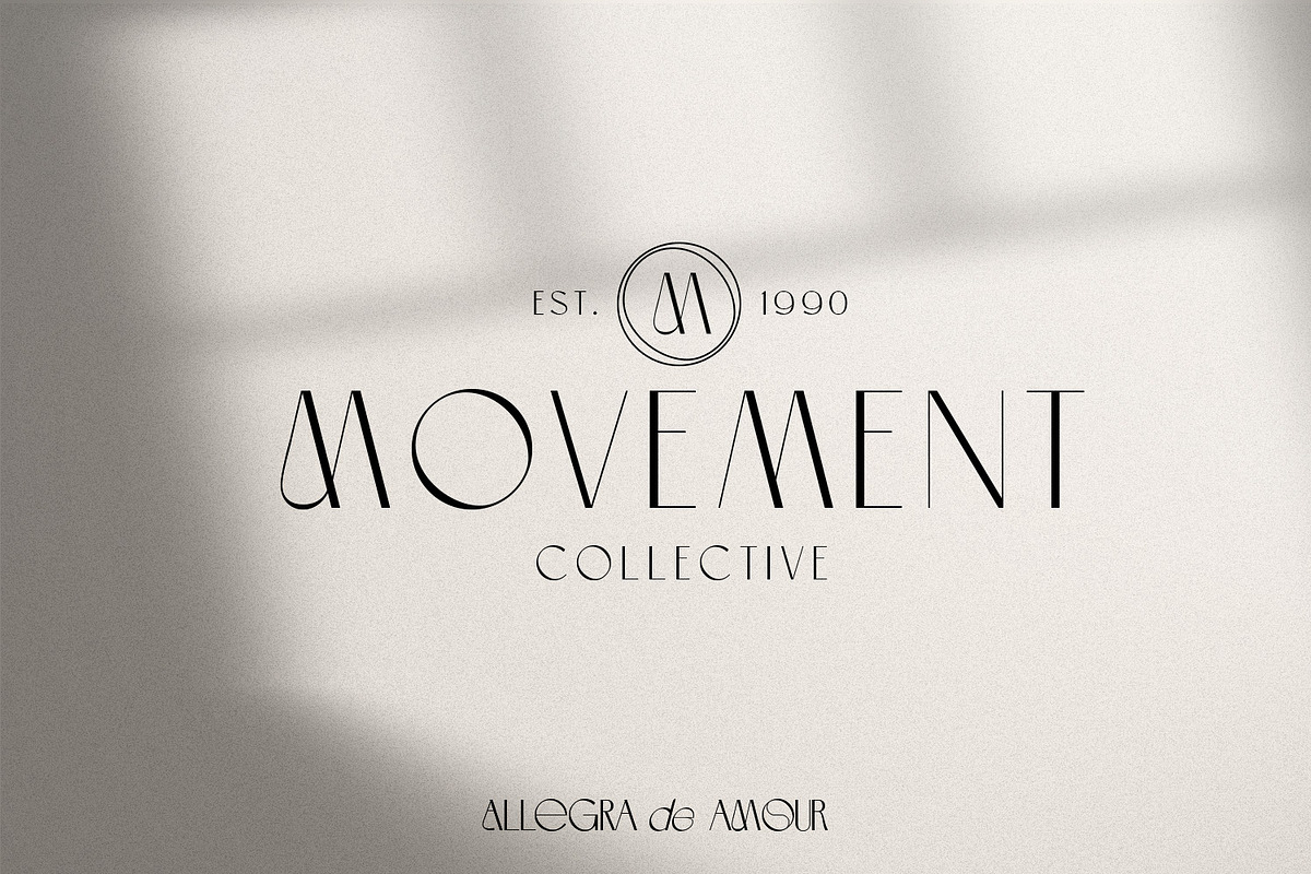 Allegra de Amour - Display, a Sans Serif Font by Typetemp Studio (Photo 5 of 22)