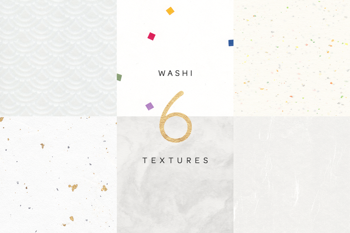 WASHI Japanese Papers 1, a Texture Graphic by Hanko Goods (Photo 2 of 10)