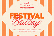 Festival Britony Font Duo, a Script Font by Letter Fresh (Thumbnail 1 of 12)
