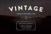 Vintage Logo & Insignia Starter Kit, a Branding & Logo Template by Hustle Supply Co. (Thumbnail 1 of 5)