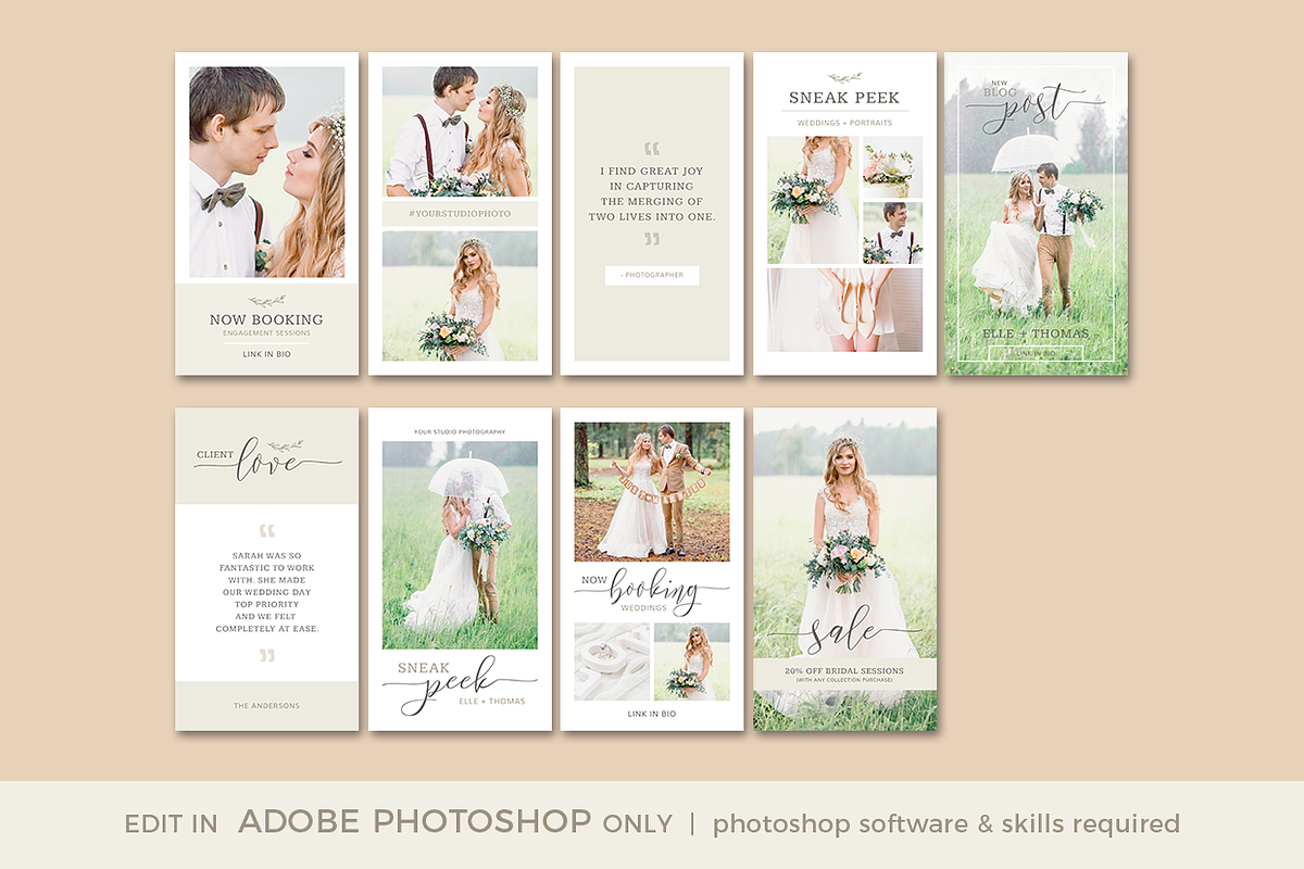 Wedding Instagram Stories, a Social Media Template by Digiluxe (Photo 3 of 3)