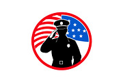 USA Officer Salute Icons Set, an Object Graphic by yasushie (Thumbnail 7 of 16)