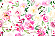 Amore - seamless floral pattern, a Pattern Graphic by Katerina Tova (Thumbnail 10 of 13)