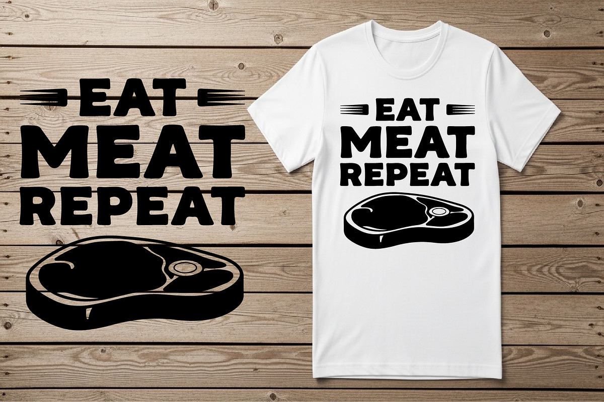 20 BBQ Lifestyle Funny Quotes Bundle, a Food Illustration by Artivon (Photo 4 of 4)