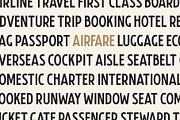 Airfare Font, a Sans Serif Font by Jordan Wilson (Thumbnail 6 of 10)