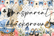 Alice in Wonderland Baby Clipart, a Decorative Illustration by BigCakeBee (Thumbnail 2 of 4)