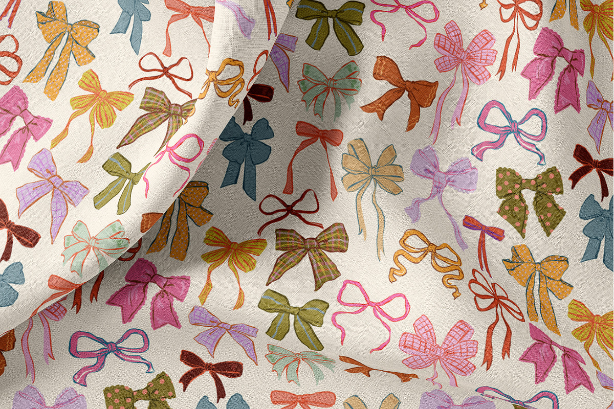 COQUETTISH BOWS, a Pattern Graphic by MSNTY STUDIOX (Photo 10 of 30)