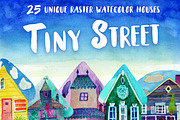 Tiny street illustrations set, an Illustration by Dmitry_Nekrasov (Thumbnail 1 of 9)
