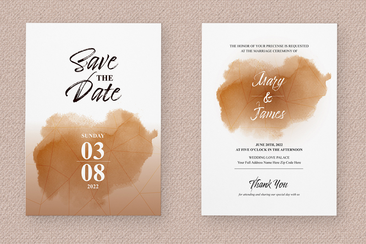 Invitation Card Layout