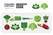 Vegetable Icon Pack, a Duotone Icon by erifqizeicon (Thumbnail 1 of 3)