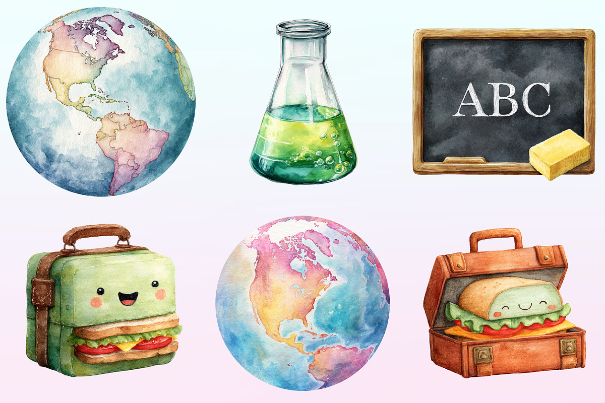 Back to School Sublimation Clipart, a Graphic by CitraGraphics (Photo 3 of 4)