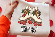 Rollin Into Christmas Roller Skates, a Work Illustration by CrexoraLab (Thumbnail 2 of 4)