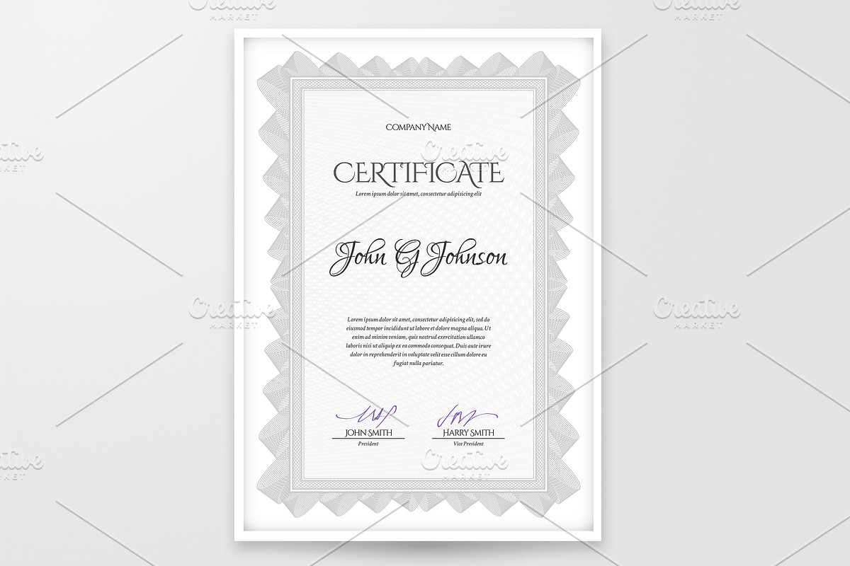 Multipurpose Template Certificate, a Stationery Template by Sunny (Photo 8 of 9)