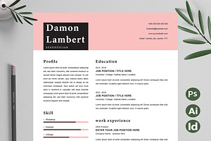 Clean CV Design Template, a Resume Template by Attractive Resume