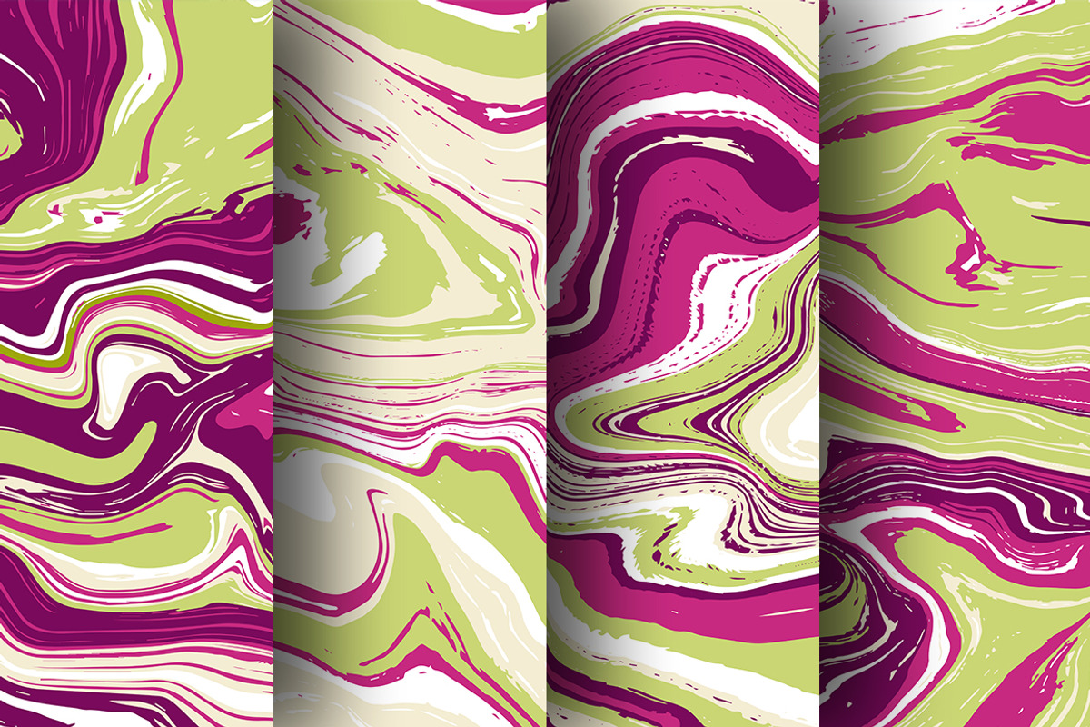 Vector Vivid Marble Patterns, a Pattern Graphic by Iryna Denysova (Photo 3 of 9)
