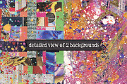 Collage Art Backgrounds Set 2, a Texture Graphic by Heather Green Designs (Thumbnail 4 of 7)