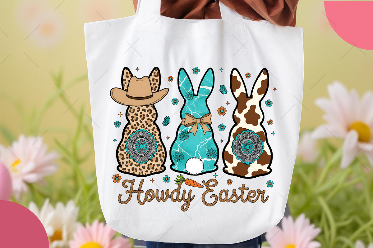 Western Cowgirl Easter Bunny Png, an Illustration by OK Design (Photo 5 of 6)