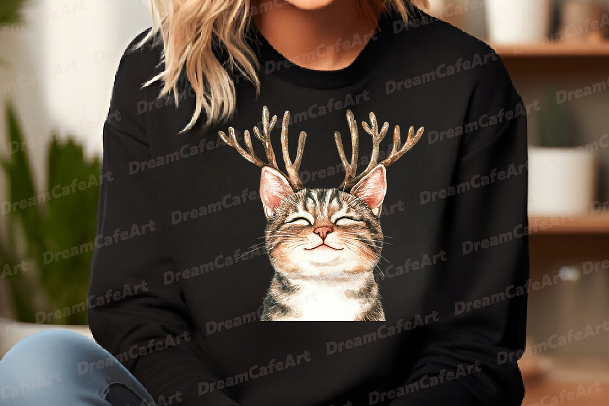 Christmas Animals Clipart, an Illustration by DreamCafeArt (Photo 5 of 7)