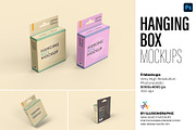 Hanging Box Mockups - 11 views, a Packaging Mockup by Illusiongraphic (Thumbnail 1 of 24)