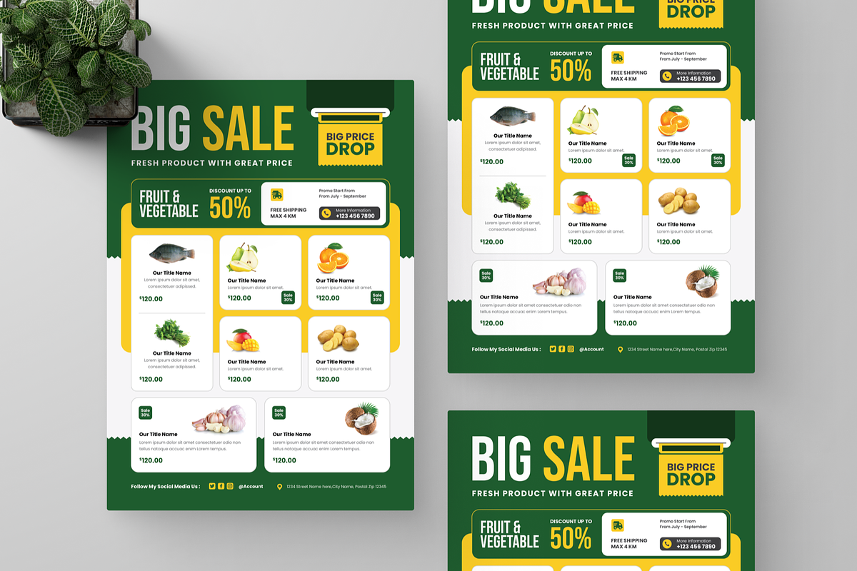 Grocery Store Catalog Flyer, a Flyer Template by Annora Studio (Photo 5 of 5)