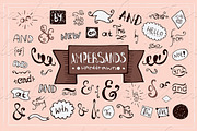 Set of hand-drawn ampersands, a Symbol Font by A.Lila (Thumbnail 1 of 2)